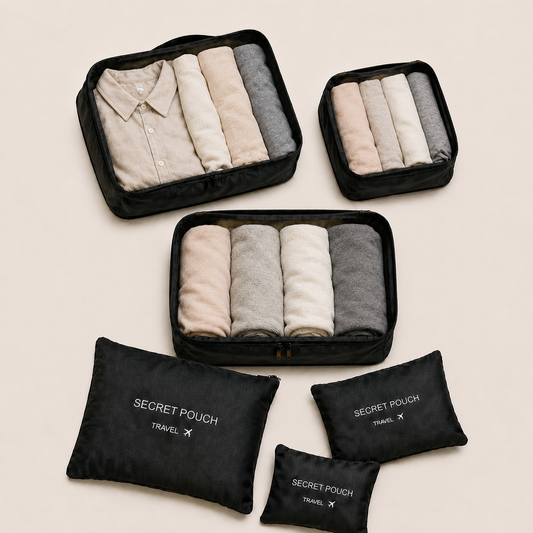 Set de 6 organiseurs de voyage