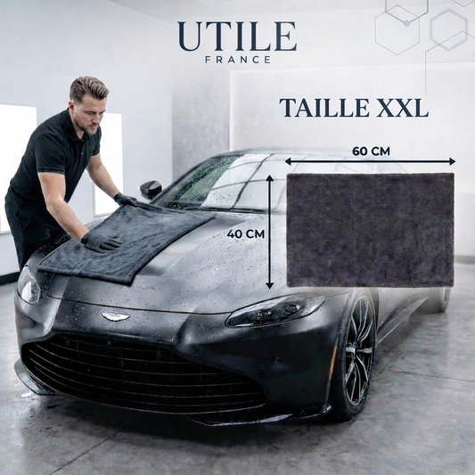Chiffon Microfibre Magique XXL – Spécial Auto (ULTRA ABSORBANT)