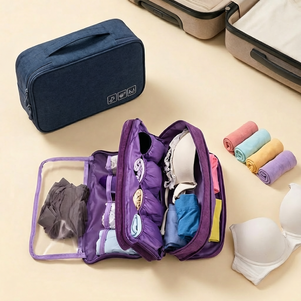 Trousse de Voyage pour Sous-vêtements & Soutiens-gorge