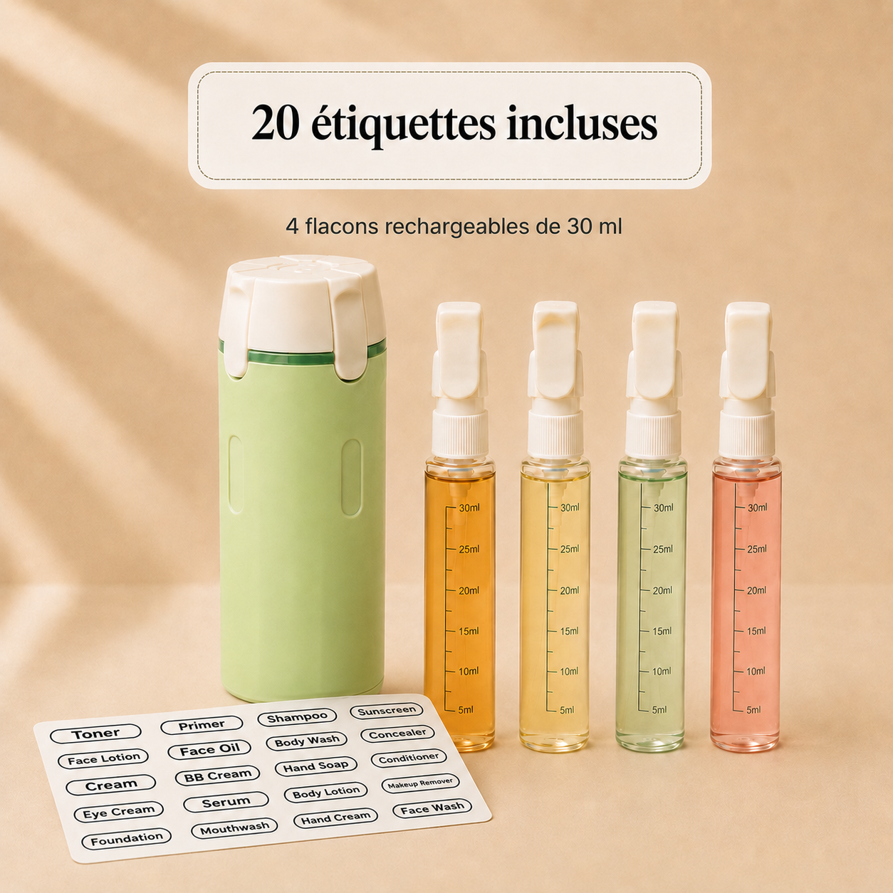 Voyage Facile™ : Le Distributeur 4-en-1